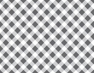 Gray and white checkered fabric pattern