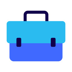 blue briefcase icon