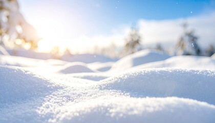 Snowy mountain landscape (1)