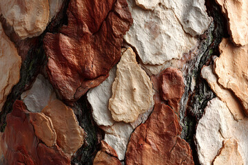 Bark of cedar tree texture background