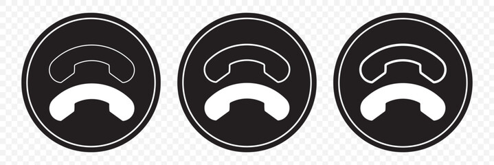 Call icon logo design. telephone sign and symbol. phone icon. contact us. EPS 10