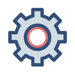 gear icon vector illustration