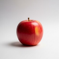red apple isolated on white