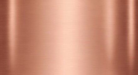 Copper Metal Surface with Brushed Texture in Warm Rose Gold Tones