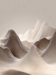 abstract background with waves