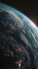 earth and moon