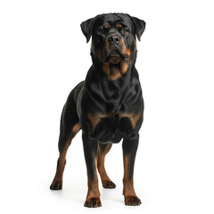Obraz premium Portrait of a beautiful Rottweiler