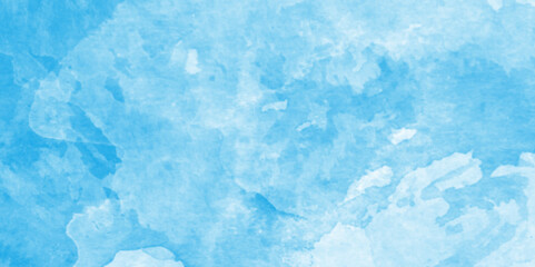 abstract icy winter background cracked grunge texture, invitation watercolor background or wallpaper, Paper texture suitable for watercolor art with copy space image, blue azure turquoise watercolor.