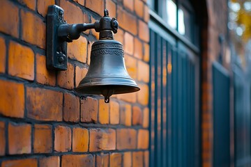 Obraz premium old bell on the wall