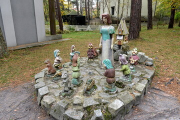 Hoffmann s Glade of Fairy Tales Sculpture Park in Svetlogorsk. Kaliningrad region