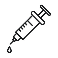 syringe icon vector illustration