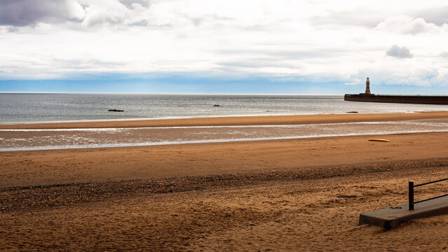 Roker Beach and Lower Promenade, Sunderland, Tyne and Wear, England June 2025