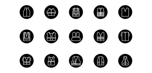 vest icon pack illustration
