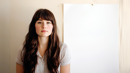 Artist with Blank Canvas