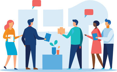 Diverse team collaboration office teamwork project sharing documents