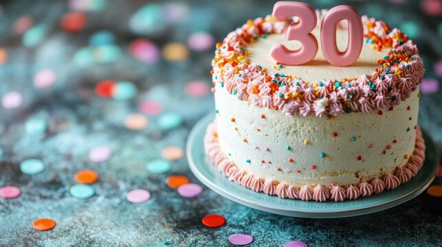 Birthday cake, 30th celebration (1)
