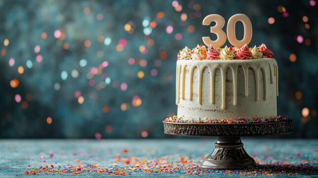 Birthday cake, 30th celebration (2)