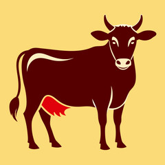 Brand bucket cow fashion poster design mug poster plastic mug tiffin box black frid