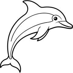 
3d rendering of colorful dolphins