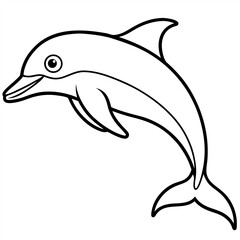 Obraz premium 3d rendering of colorful dolphins