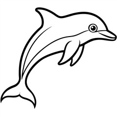 
3d rendering of colorful dolphins