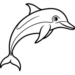 
3d rendering of colorful dolphins