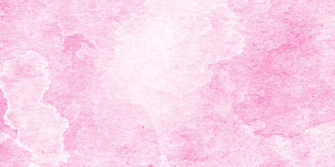 Soft Pink grunge watercolor texture background, Pink color light ink effect shades gradient on textured, romantic Pastel Pink watercolor Background, Soft Pink  white watercolor Abstract Background.