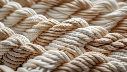Macro Woven Textile Texture – Natural Basket Weave Fabric Close-Up in Warm Tones