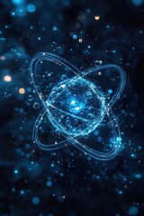 Atomic nucleus in quantum space - scientific visualization for education and research