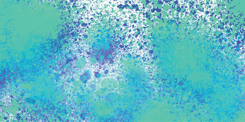 Abstract watercolor background in shades of turquoise and blue with granular artistic texture creating dynamic visual impact perfect for creative design.