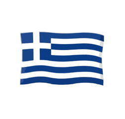 Simple 3D Greek Flag