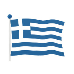 Obraz premium Simplified Greek Flag 