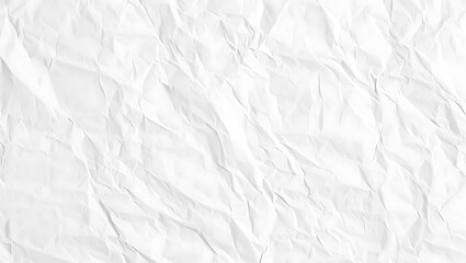 Fototapeta premium White crumpled paper texture background