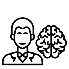 Brain specialist icon