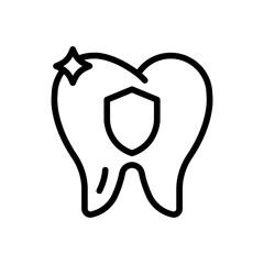 Teeth protection icon