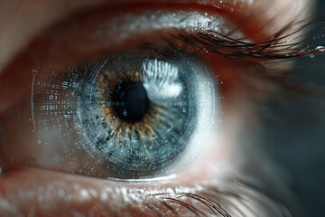 Eye scan interface