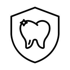 Teeth protection icon