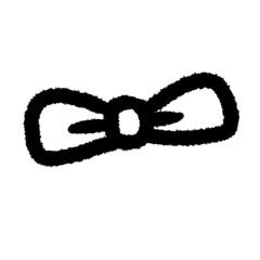 bow png cartoon handwrite cute and clipart doodle decorate  kids element