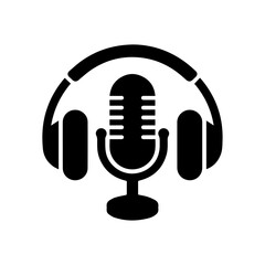 microphone icon vector illustration