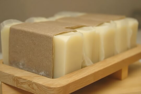 Natural soap made at home