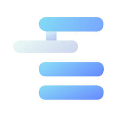 Vector art of a visual timeline or process flow with connected stages, isolated on transparent background