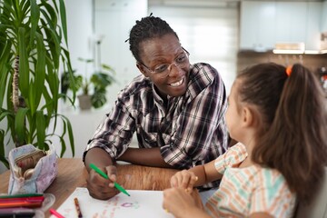 Engaging moments of creativity between a child and a mentor