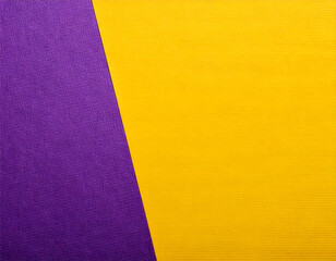 Yellow and purple torn paper texture background with rough, natural surface. Bright, colorful, and creative abstract design. Perfect for posters, graphic design, scrapbooking, advertising, or modern a