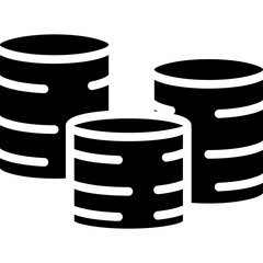 Financial profit set of web solid icons. Money income linear icon collection. Containing money savings, finance, growth, investment, payment, earnings, management and more