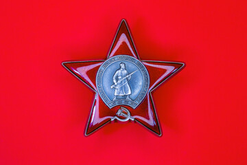 Order of the Red Star - A model of the Order of the USSR. May 9 Victory Day. Translation of Russian...