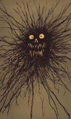 The scary monster from nightmares
