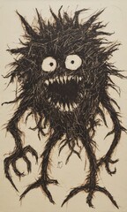 The scary monster from nightmares