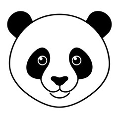 Fototapeta premium panda bear cartoon