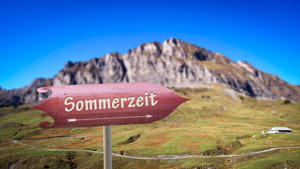 Signposts the direct way to Daylight saving time