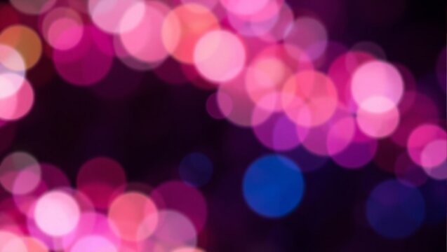 A blurry red background with many red circles